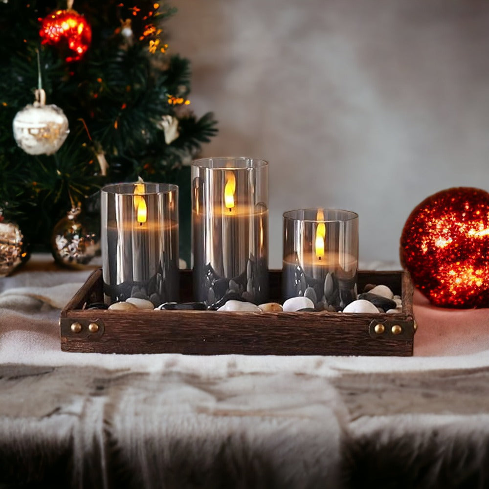 BowLift | LuxeLumen LED Candle Set | Elegant LED candles with remote control for atmospheric ambiance