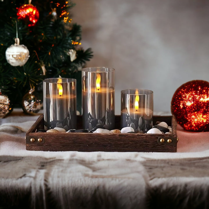 BowLift | LuxeLumen LED Candle Set | Elegant LED candles with remote control for atmospheric ambiance