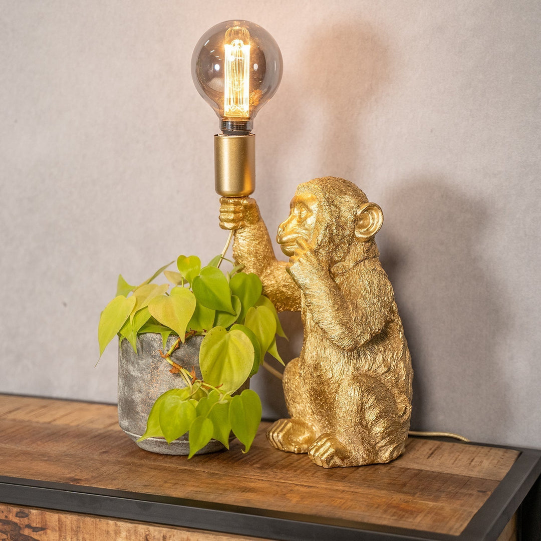 BowLift | Luxe GoldenChimp Table Lamp