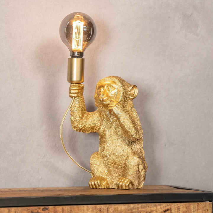 BowLift | Luxe GoldenChimp Table Lamp