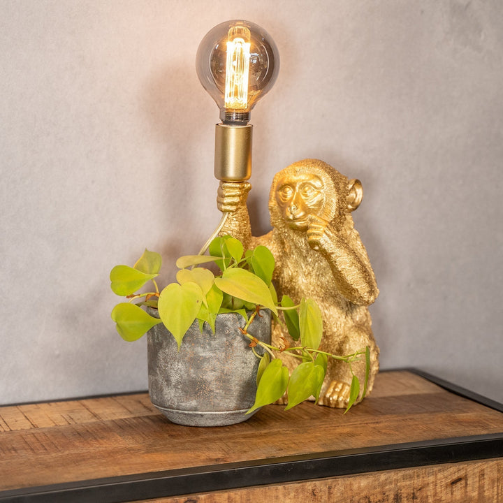 BowLift | Luxe GoldenChimp Table Lamp