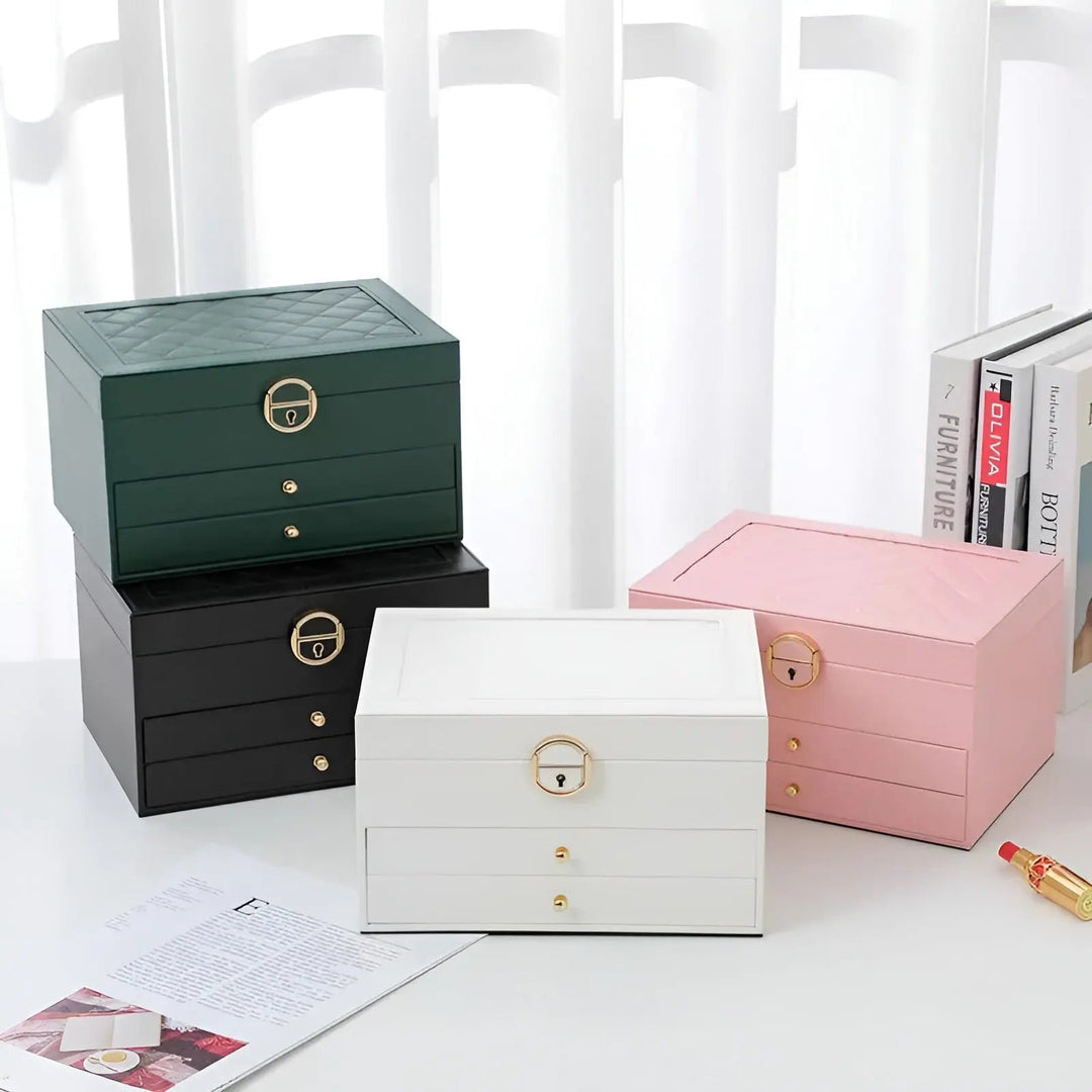 BowLift | Luxe Multi-Layer Jewellery Box - EleganceBox