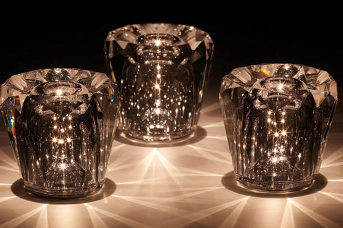BowLift | Luxe Rechargeable Diamond Crystal Table Lamp - Lumière Diamond