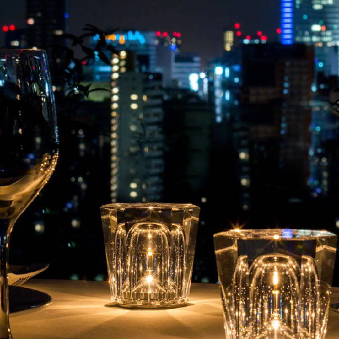 BowLift | Luxe Rechargeable Diamond Crystal Table Lamp - Lumière Diamond