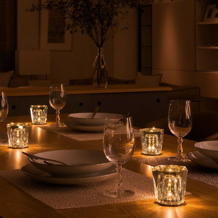BowLift | Luxe Rechargeable Diamond Crystal Table Lamp - Lumière Diamond