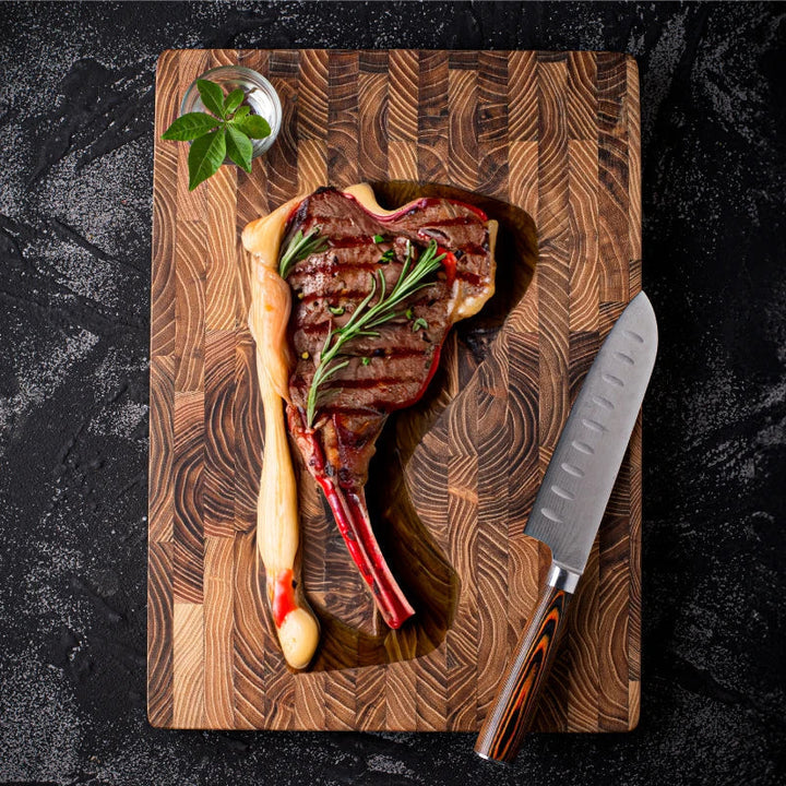 BowLift | Luxe Thick Teak Cutting Board - ChefTeak