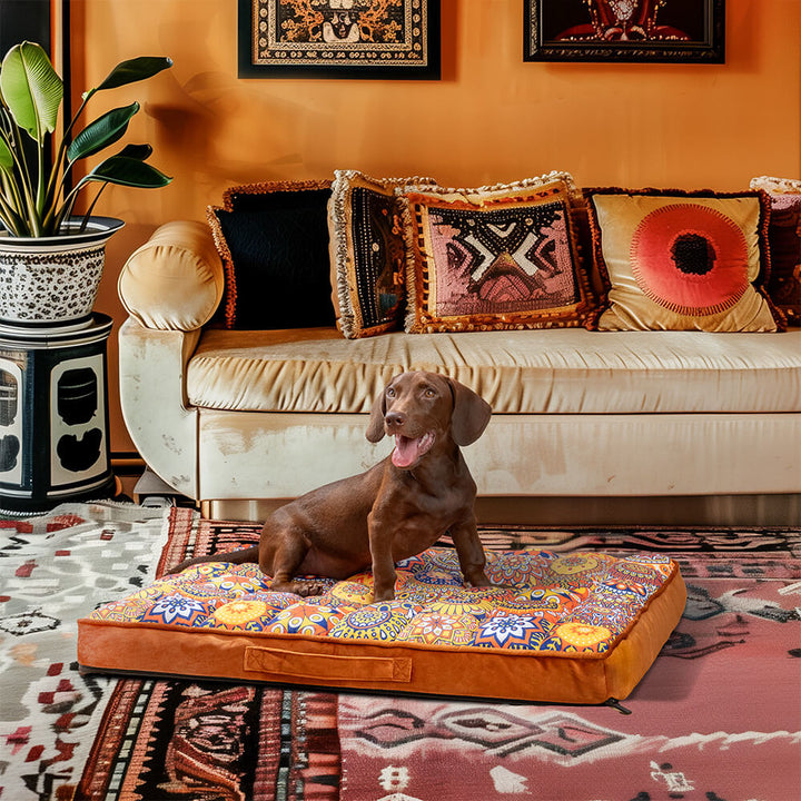 Luxurious Moroccan Style Dog Bed - Casablanca Dream Bowlift