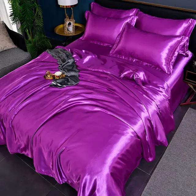 BowLift | Luxurious Satin Duvet Cover - SilkSerenity