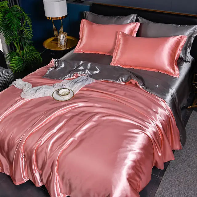 BowLift | Luxurious Satin Duvet Cover - SilkSerenity