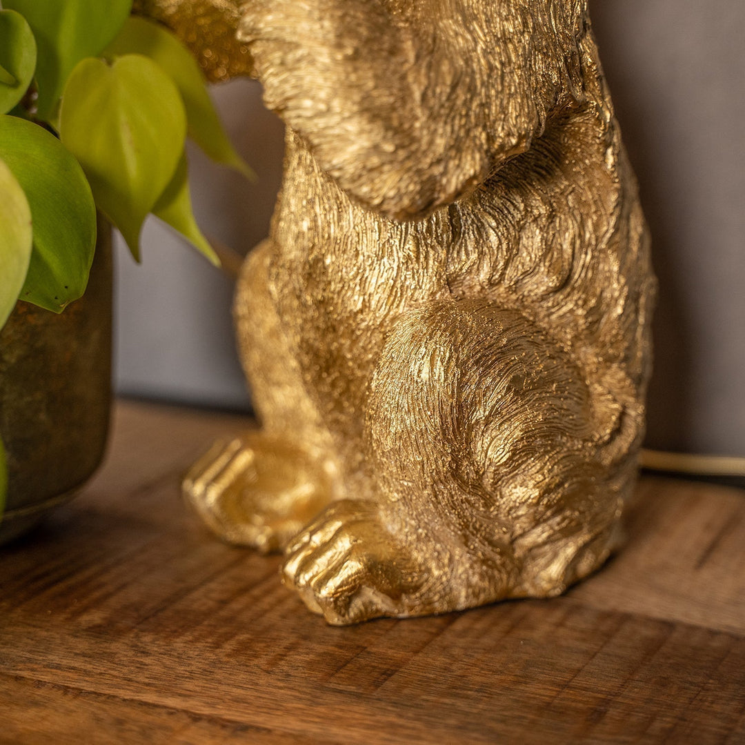 BowLift | Luxury Gold Monkey Table Lamp - GoldenChimp