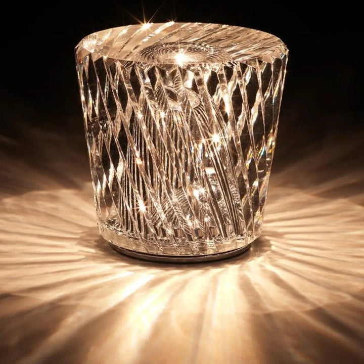 BowLift | Luxury Rechargeable Diamond Crystal Table Lamp - Lumière Diamond