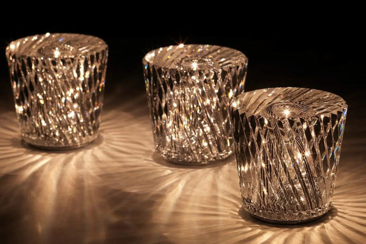 BowLift | Luxury Rechargeable Diamond Crystal Table Lamp - Lumière Diamond