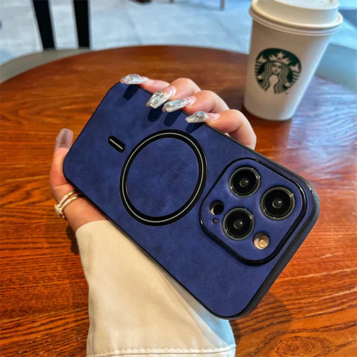BowLift | Leather Magnetic Protective Phone Case