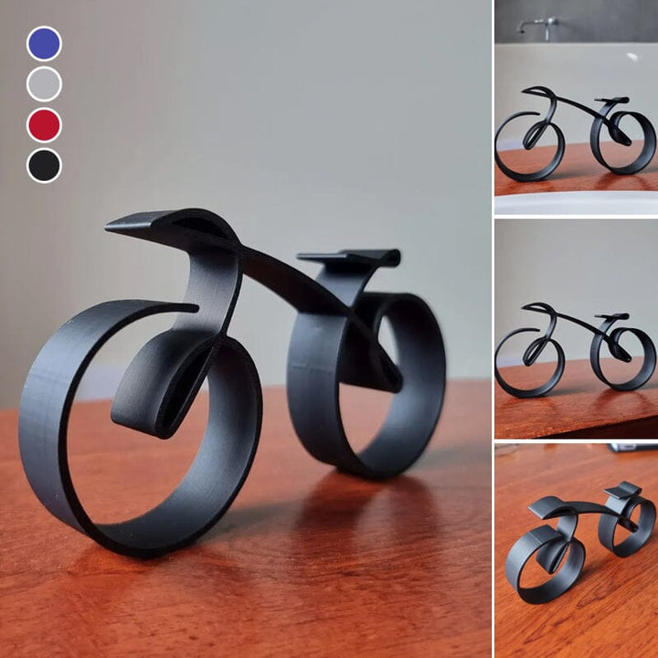 BowLift | Minimalistic Bicycle Sculpture Wire Mesh Style