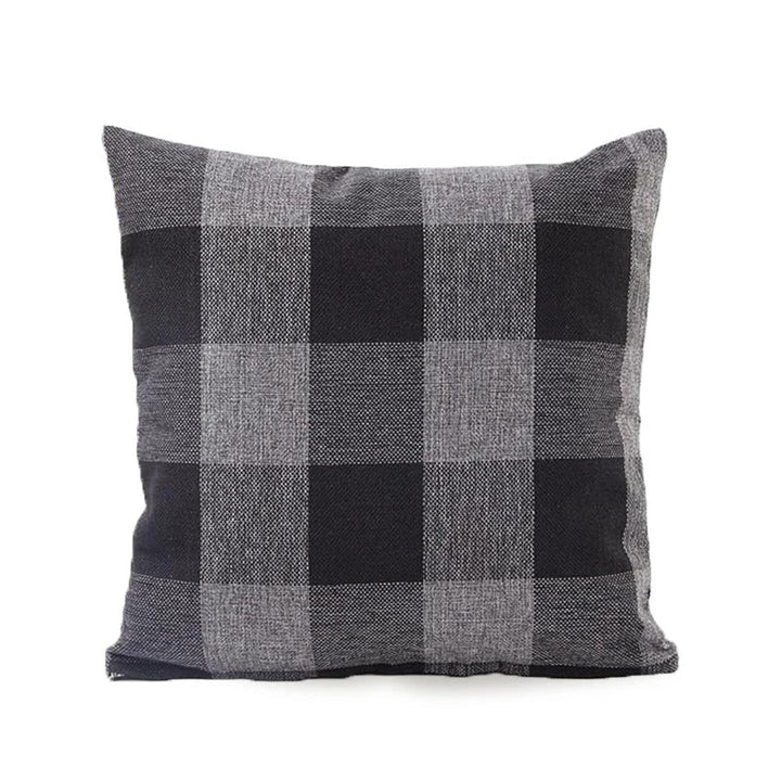 BowLift | Cozy Checked Cushion Cover in Country House Style – Autumn Plaid