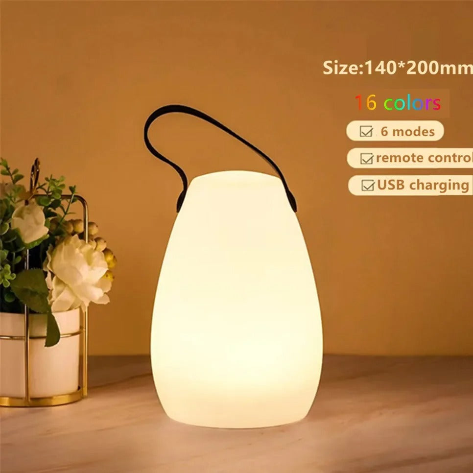 BowLift | LuminaFusion Lamp – Portable Waterproof Cordless Table Lamp with Remote Control