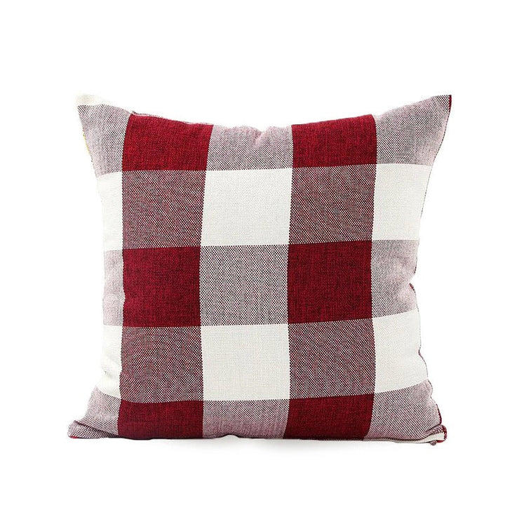 BowLift | Cozy Checked Cushion Cover in Country House Style – Autumn Plaid