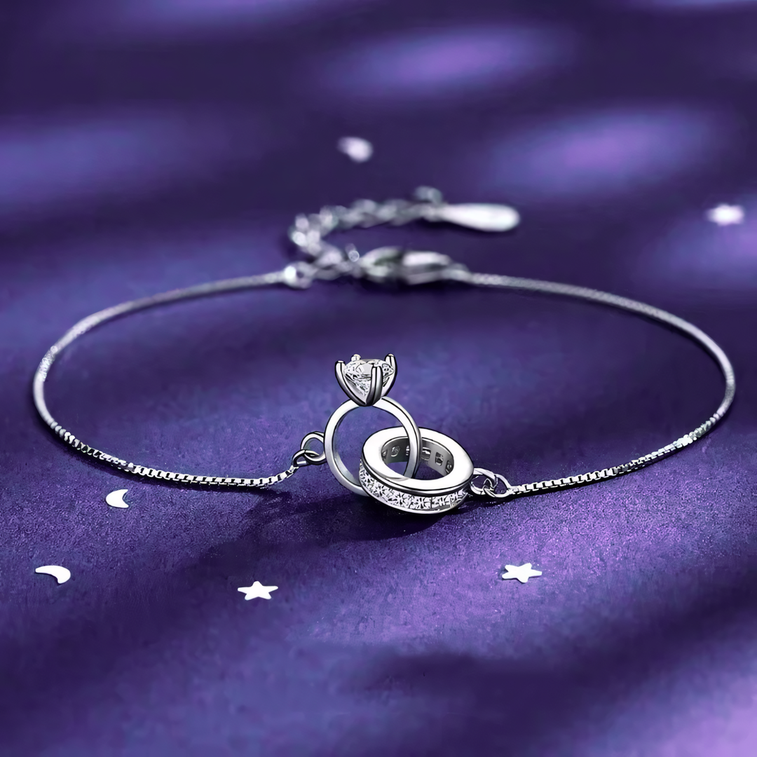 BowLift | Dainty Forever Linked Diamond Bracelet