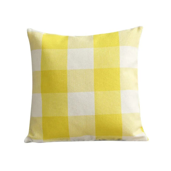 BowLift | Cozy Checked Cushion Cover in Country House Style – Autumn Plaid