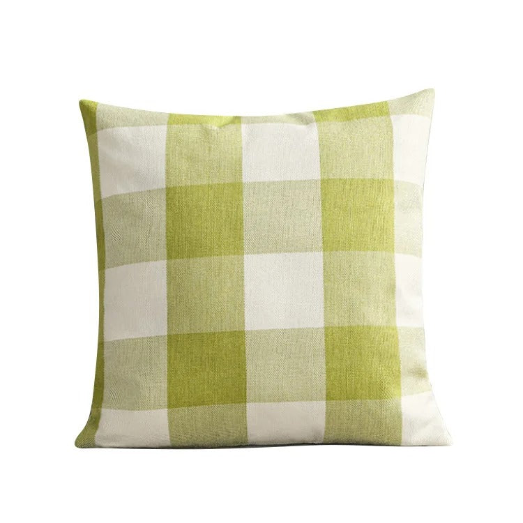 BowLift | Cozy Checked Cushion Cover in Country House Style – Autumn Plaid
