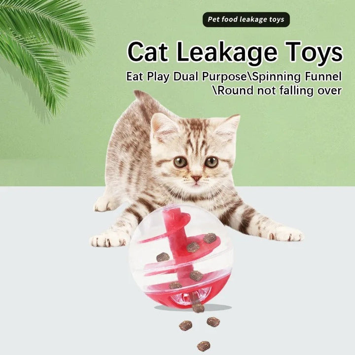 Cat Lick Eating Spiral Ball Bowlift