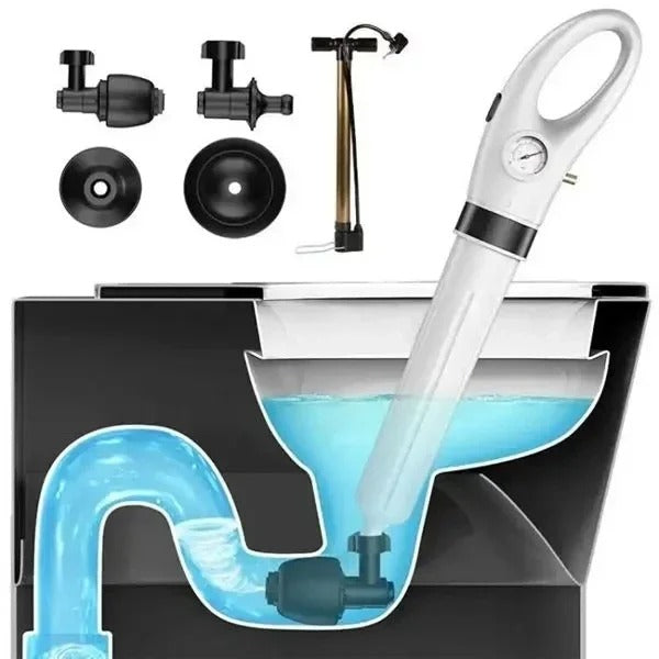 BowLift | Effortless Toilet Plunger | Eco-Friendly, High-Pressure Drain Unblocker for Home Maintenance