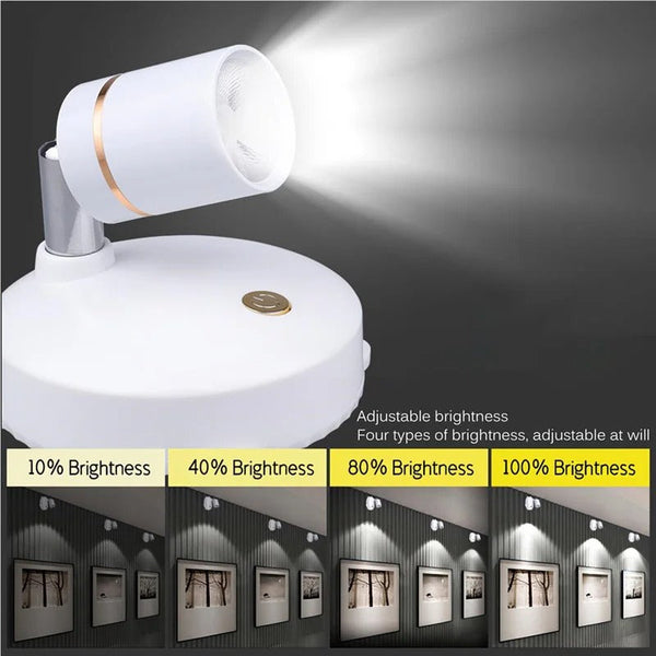 BowLift | LichtZet – Wireless dimmable spotlight with remote control