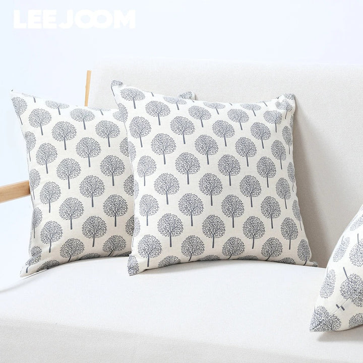 BowLift | Luxe Seraphine Cushion Cover - Linen Cushion Cover with Refined Textile Print