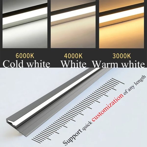 BowLift | 45 Degree LED Under Cabinet Lights Invisible Ultra Thin Strips