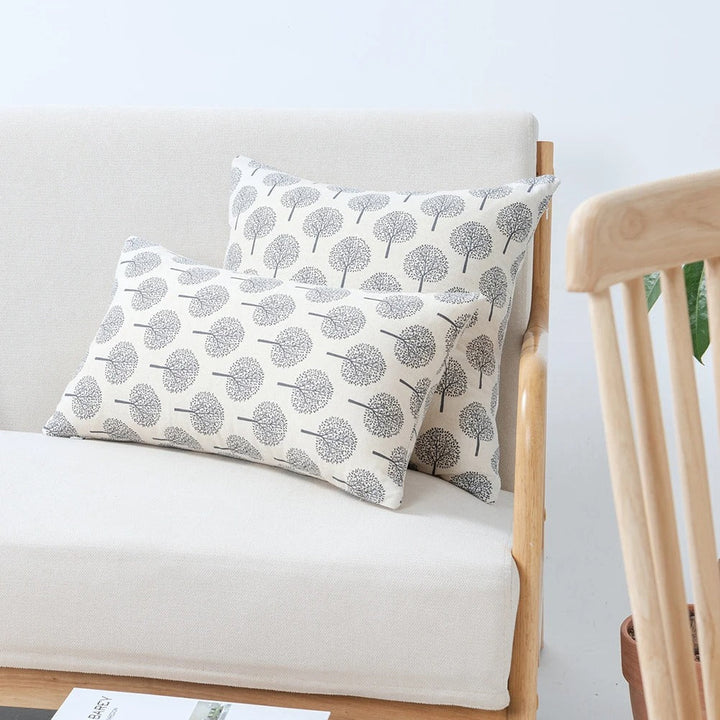BowLift | Luxe Seraphine Cushion Cover - Linen Cushion Cover with Refined Textile Print