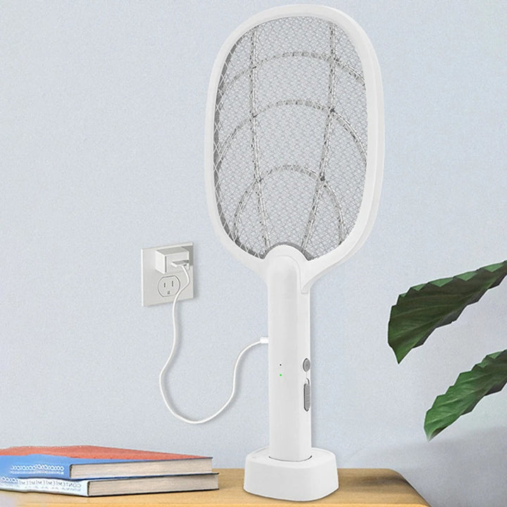 Rechargeable 2-in-1 Electric Fly Swatter and Insect Destroyer – 2500V Without Chemicals | Bowlift