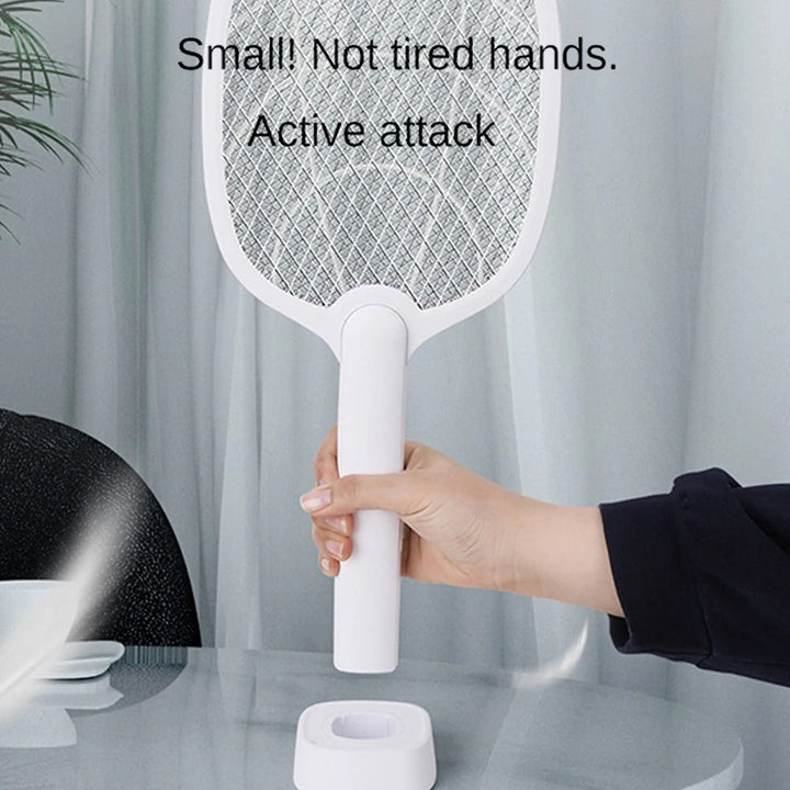 Rechargeable 2-in-1 Electric Fly Swatter and Insect Destroyer – 2500V Without Chemicals | Bowlift