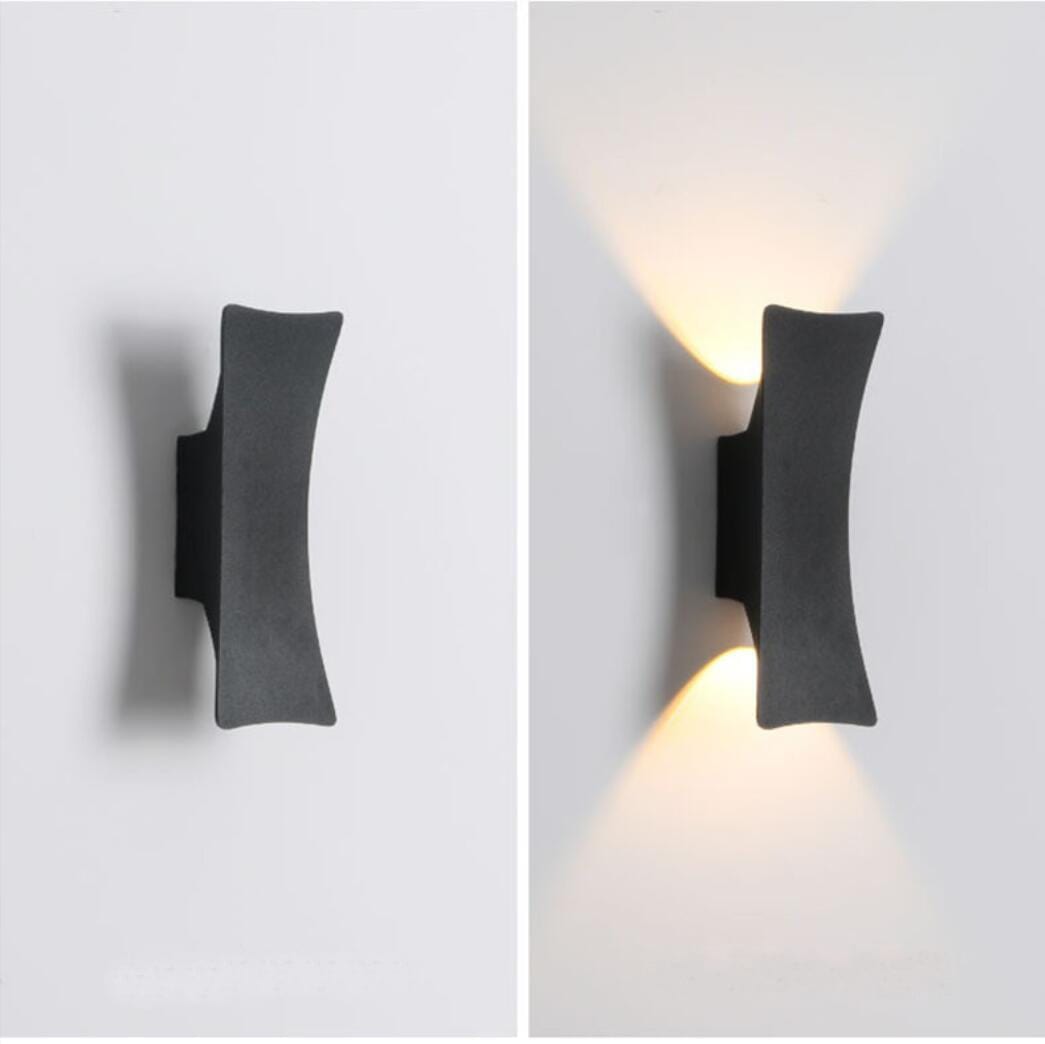 BowLift | Elegant outdoor wall light made of aluminum