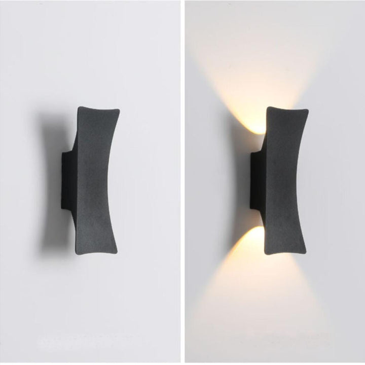 BowLift | Elegant outdoor wall light made of aluminum