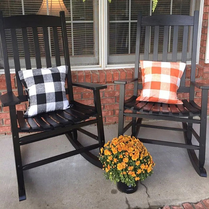 BowLift | Cozy Checked Cushion Cover in Country House Style – Autumn Plaid