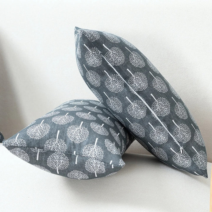 BowLift | Luxe Seraphine Cushion Cover - Linen Cushion Cover with Refined Textile Print
