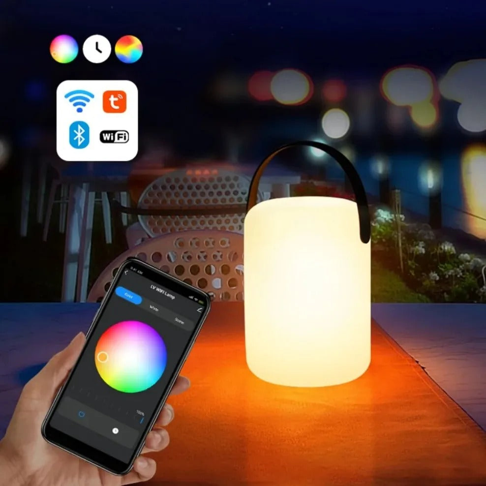 BowLift | LuminaFusion Lamp – Portable Waterproof Cordless Table Lamp with Remote Control