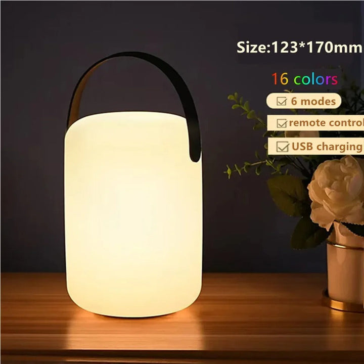 BowLift | LuminaFusion Lamp – Portable Waterproof Cordless Table Lamp with Remote Control