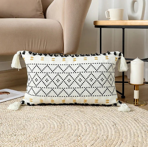 BowLift | Bohemian SatinCiel Pillowcase - Luxury Pillowcase with Tufted Design for Any Interior