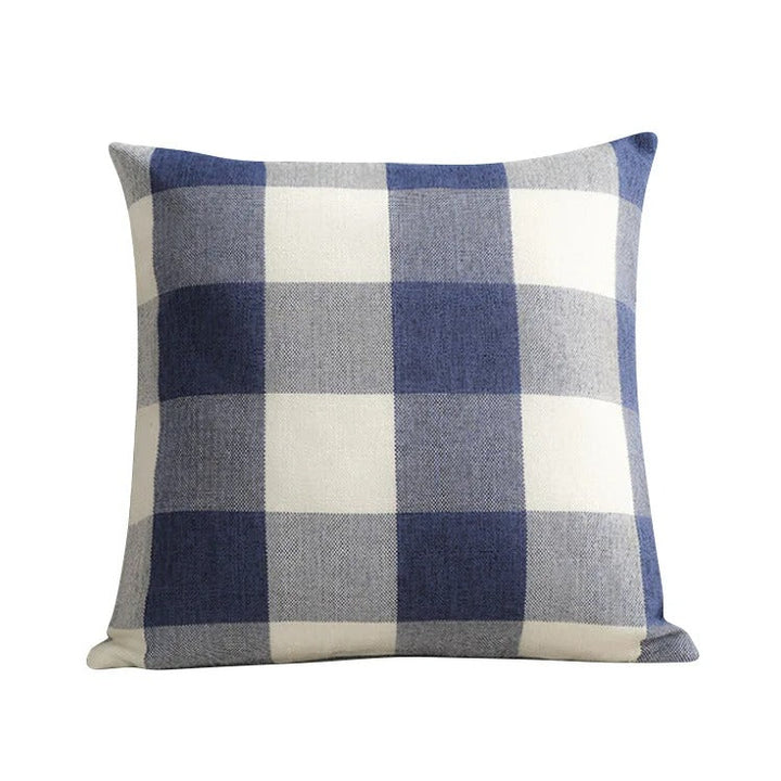 BowLift | Cozy Checked Cushion Cover in Country House Style – Autumn Plaid