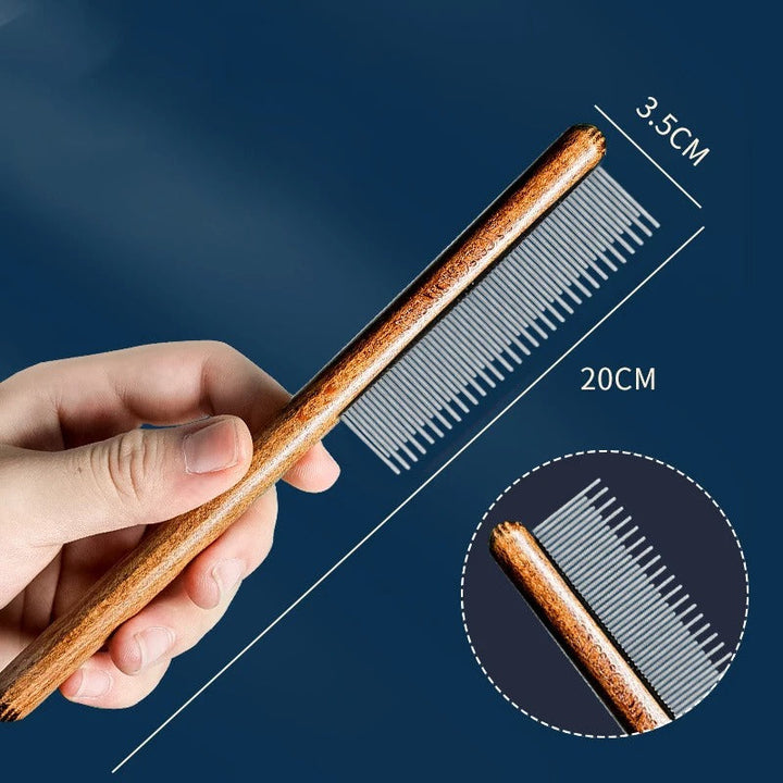 Premium Cat Comb: Stainless Steel Grooming for a Healthy Coat Bowlift