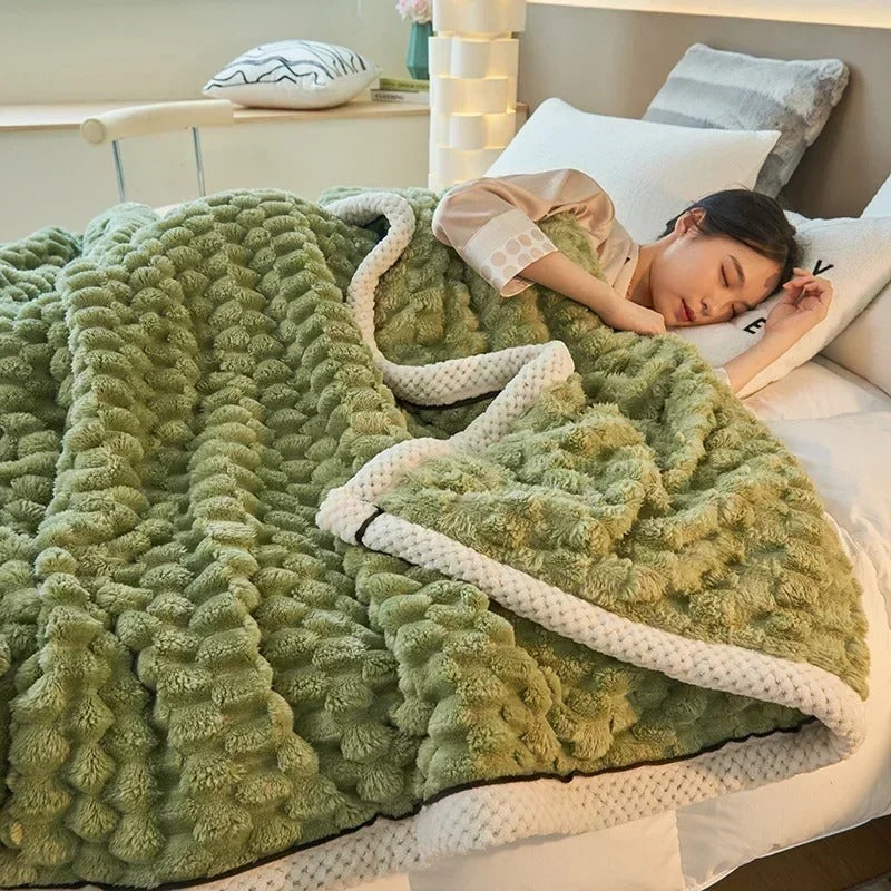Velvet Turtle Blanket - Luxury Blankets for Autumn and Winter Bowlift