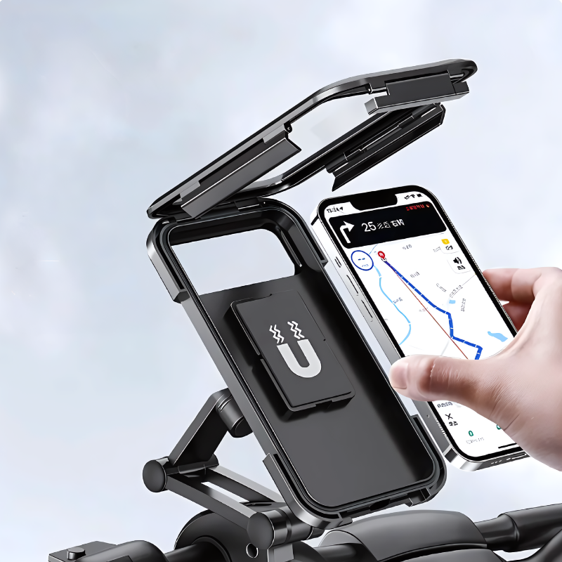 SafeRide Waterproof Phone Holder – 360° Rotatable for Bike and Rainy Weather | Bowlift