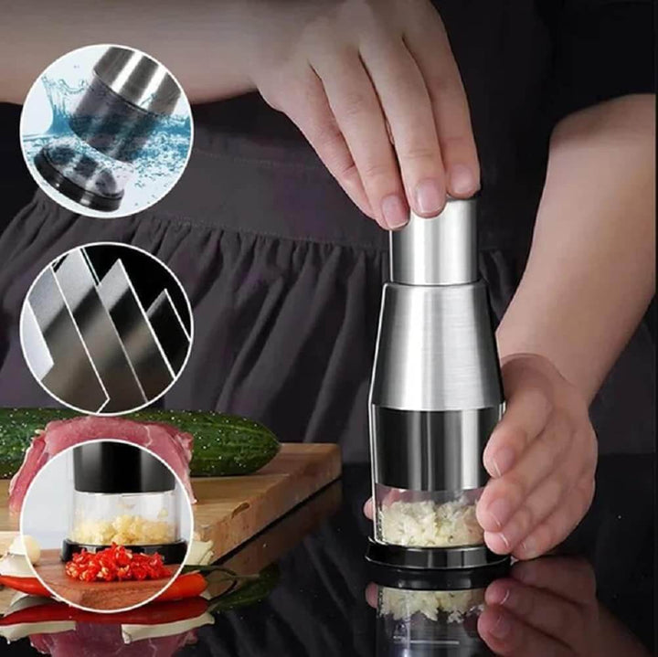 BowLift | Manual Stainless Steel Vegetable Chopper - ChefChop Pro