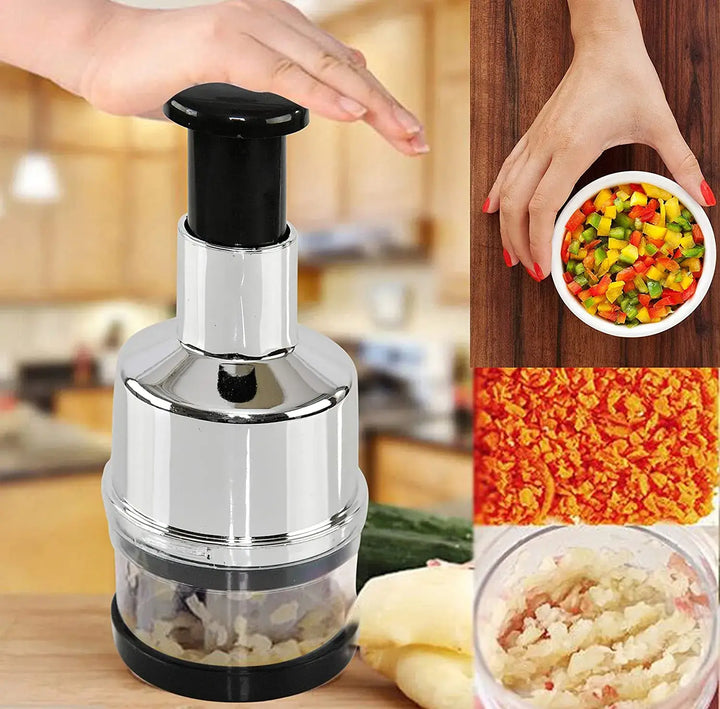 BowLift | Manual Stainless Steel Vegetable Chopper - ChefChop Pro