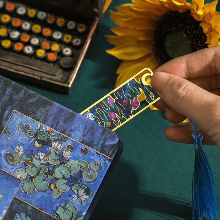 BowLift | Metal Bookmark | Floral Painting