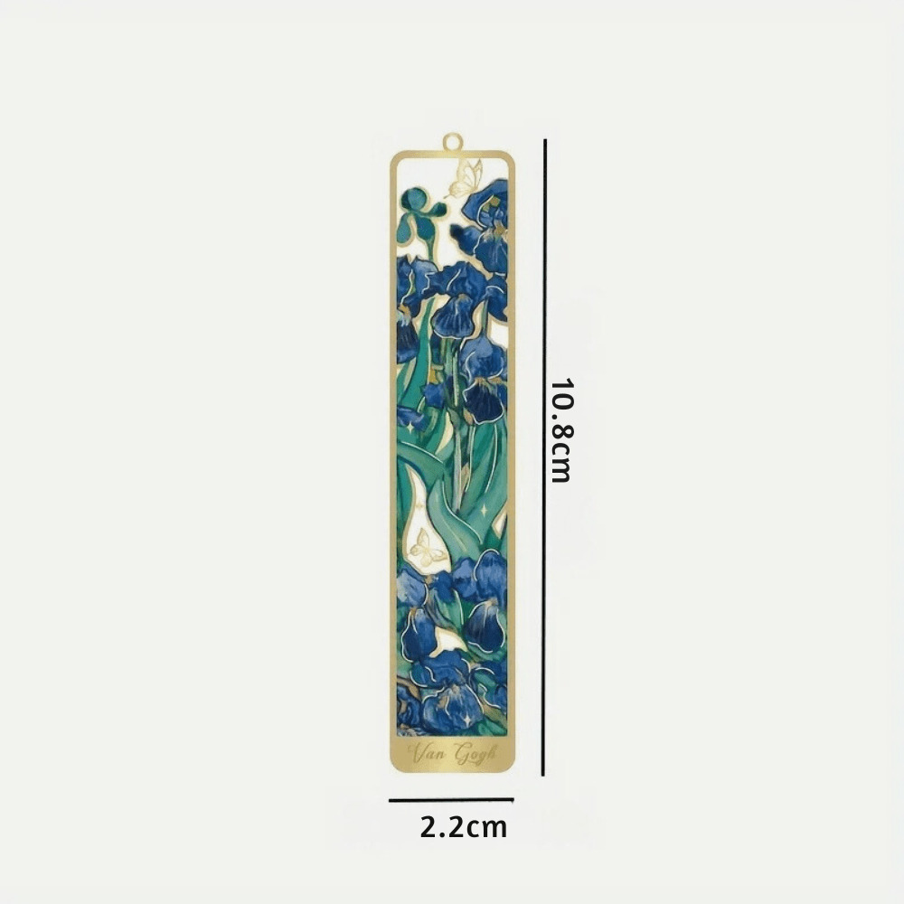 BowLift | Metal Bookmark | Floral Painting