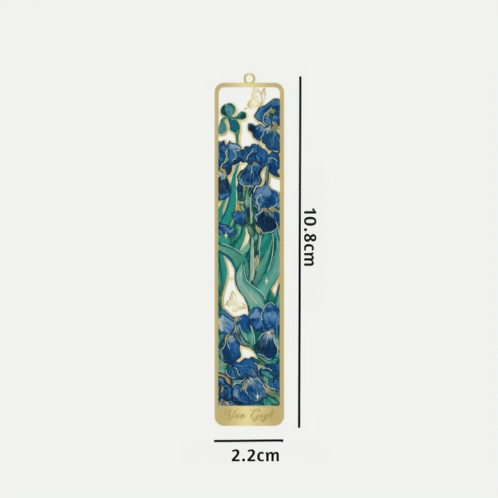 BowLift | Metal Bookmark | Floral Painting