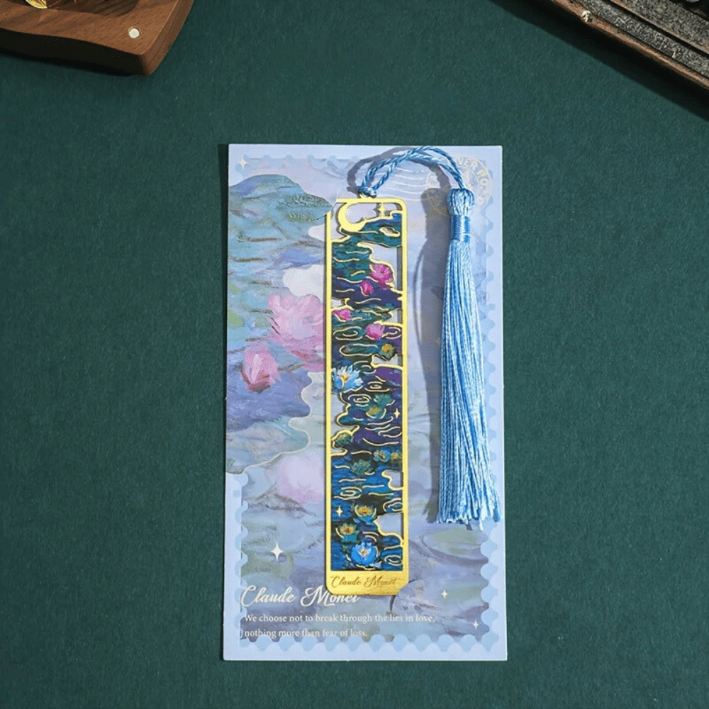 BowLift | Metal Bookmark | Floral Painting