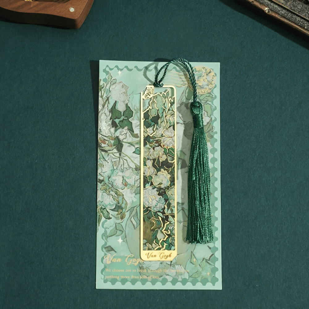 BowLift | Metal Bookmark | Floral Painting